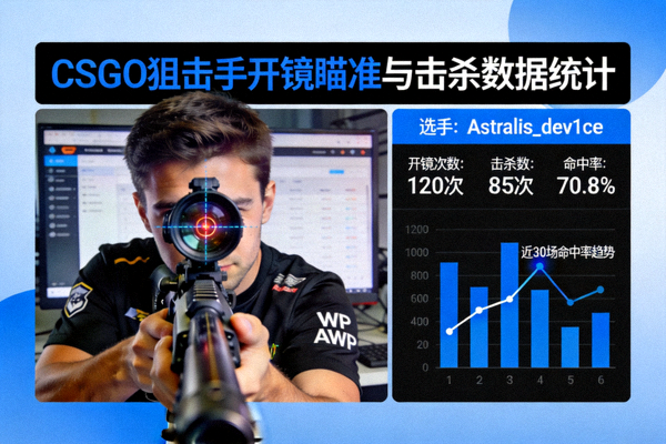CSGO 狙击手选手开镜瞄准与击杀数据统计